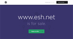 Desktop Screenshot of esh.net
